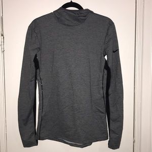 Nike Pro Hyper Warm long sleeve top with hood
